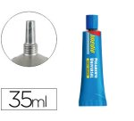 Pegamento imedio universal transparente banda azul 35 ml unidad