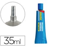 Pegamento imedio universal transparente banda azul 35 ml unidad