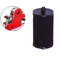 Rodillo entintador q-connect 18 mm tinta color negro para etiquetadora q-connect kf00711