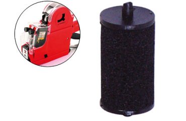 Rodillo entintador q-connect 18 mm tinta color negro para etiquetadora q-connect kf00711