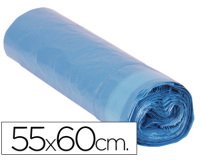 Bolsas de basura Azul con Autocierre 30 micras 23L - Rollo de 20 bolsas