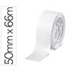 Cinta adhesiva polipropileno 45 micras blanca q-connect 66 m x 50 mm