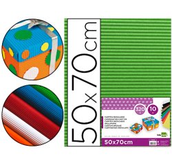 Cartón ondulado Liderpapel 50 x 70 cm