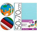 Cartón ondulado Liderpapel  celeste