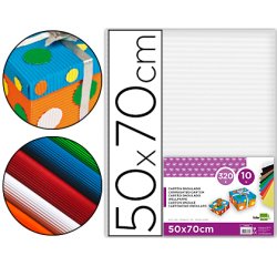 Cartón ondulado Liderpapel 50 x 70 cm