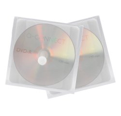 Sobre para cd q-connect polipropileno autoadhesivo convelcro-bolsa con 5 unidades-