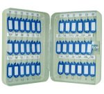 Armario metalico portallaves q-connect 250x180x60 mm para 36 llaves