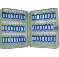 Armario metalico portallaves q-connect 300x240x60 mm para 54 llaves