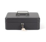 Caja caudales q-connect 10\" 250x180x90 mm negra con portamonedas