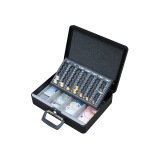 Caja caudales q-connect 14,5\" 370x290x110 mm con portamonedas y bandeja para billetes