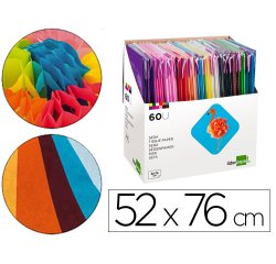 Papel seda Liderpapel 12 colores 