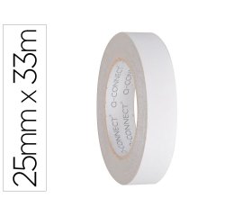 Cinta adhesiva q-connect doble cara 33 mt x 25 mm
