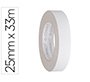 Cinta adhesiva q-connect doble cara 33 m x 25 mm
