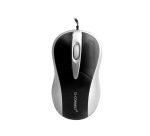 Ratón con cable retráctil mini 800 dpi negro Q-Connect