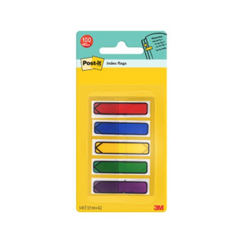 Banderitas separadoras flechas dispensador colores brillantespost-it index 684arr1 100 banderitas