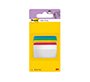 Banderitas separadoras rigidas dispensador 4 colores post-it index 686a-1 grandes 24 banderitas