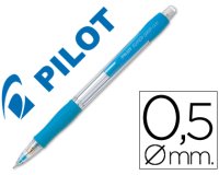 Portaminas pilot super grip celeste 0,5 mm sujecion de caucho