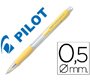 Portaminas pilot super grip amarillo 0,5 mm sujecion de caucho
