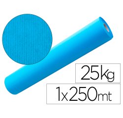 Papel kraft azul bobina 1,00 mt x 250 mt especial para embalaje