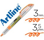 Rotulador artline fluorescente ek-640 naranja punta biselada