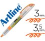 Rotulador artline fluorescente ek-640 naranja punta biselada