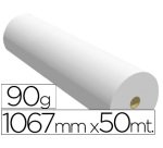 Papel reprografía para plotter 1067 mm x 50 m 90 g impresión ink-jet