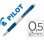 Portaminas pilot super grip azul 0,5 mm sujecion de caucho
