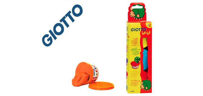 Pasta para modelar Giotto bebé pack 3 colores 