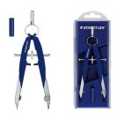 Compas staedtler micrometrico con husillo y ajuste por rueda central incluye tubo de minas mars 556