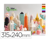 Bloc trabajos manuales liderpapel crespon 240x315mm 10 hojas colores surtidos