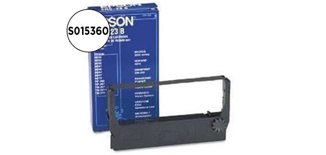 Cinta impresora epson erc-23b negra m-250 250a 255 255a 260 260a 264 265 265a 280 280a av tm-267/267ii