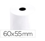 Rollo sumadora q-connect termico 60 mm ancho x 55 mm diametro sin bisfenol a