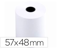 Rollo sumadora q-connect termico 57 mm ancho x 48 mm diametro sin bisfenol a