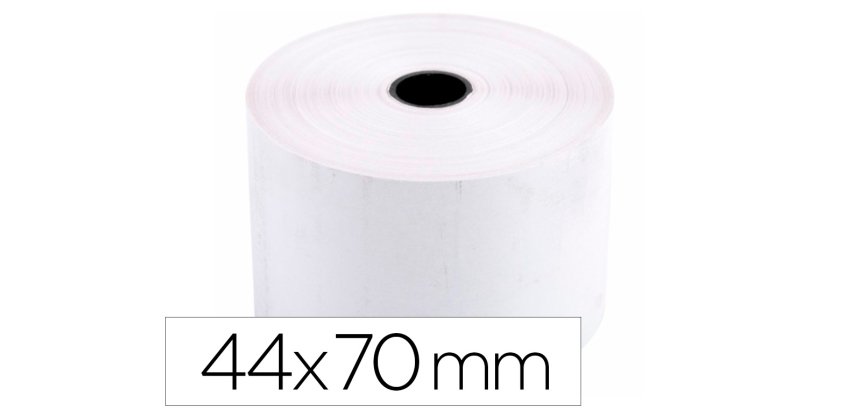Rollo sumadora q-connect electro 44 mm ancho x 70 mm diametro sin bisfenol a