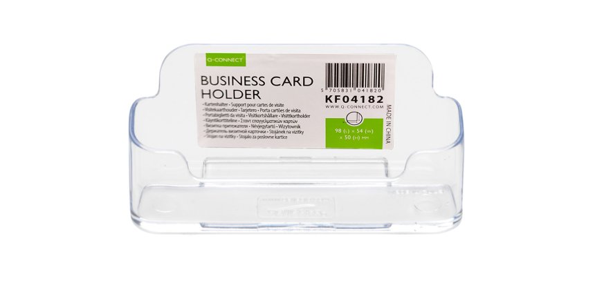 Portatarjetas de visita q-connect metacrilato cristal