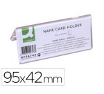 Identificador sobremesa q-connect metacrilato 95x42 mm ref.5730
