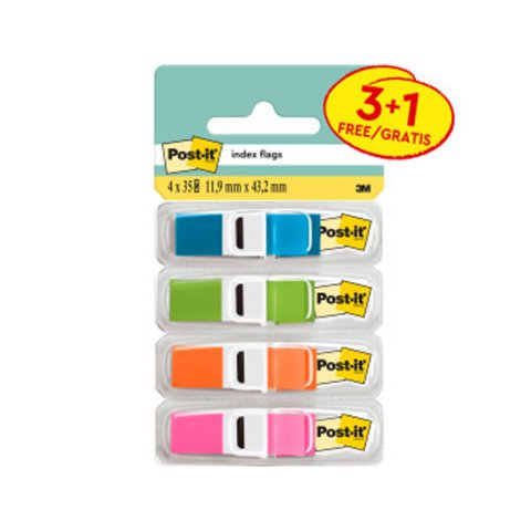 Banderitas señalizadoras Post-it 3+1 GRATIS