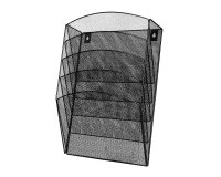 Expositor mural q-connect de pared 5 bandejas din a4 negro 9,3x31,5x44 cm
