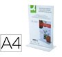 Expositor sobremesa q-connect con forma de t metacrilato tamaño a4 a dos caras