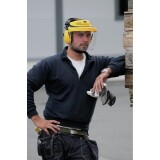 Casque anti bruit - Visière transparente polycarbonate 27 dB