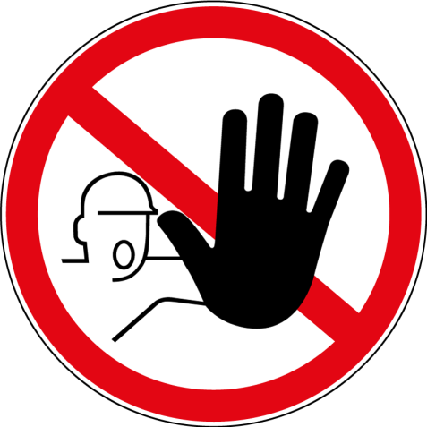 Pictogramme d'Interdiction - Accès interdit aux personnes non autorisées
