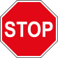 Panneau d'Intersection AB4 - STOP