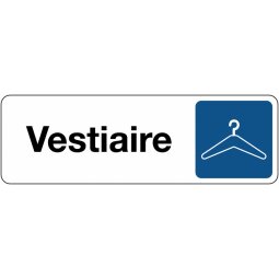 Panneau Signalétique - Vestiaires