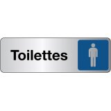 Panneau - Toilettes Homme - Adhésif