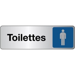 Panneau - Toilettes Homme - Adhésif