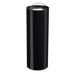 Cendrier - Bac à sable pour zone fumeur - 300x300x850 mm  - Noir