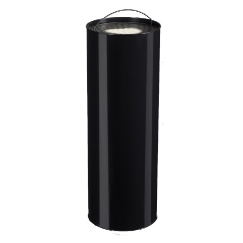 Cendrier - Bac à sable pour zone fumeur - 300x300x850 mm  - Noir