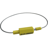 Scellés de Sécurité PLASEALI - Câble Serrage Fixe ABS/Acier - 320 mm - Lot de 25  - Vert