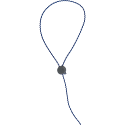 Plombs à Sceller - Tête Copolymère Fil Perlé Plastifié Bleu 150mm - Par 100 ou 1000  - 1000 unités