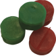 Plombs à sceller - Polystyrène, Diamètre 9 mm - Par 1000  - Rouge